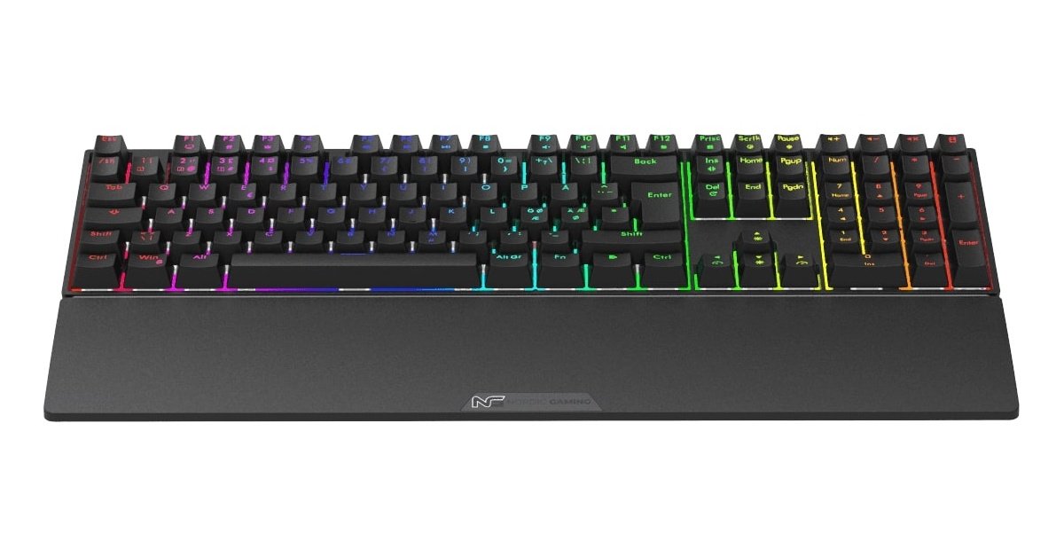 Nordic Gaming Operator RGB gaming Tastatur