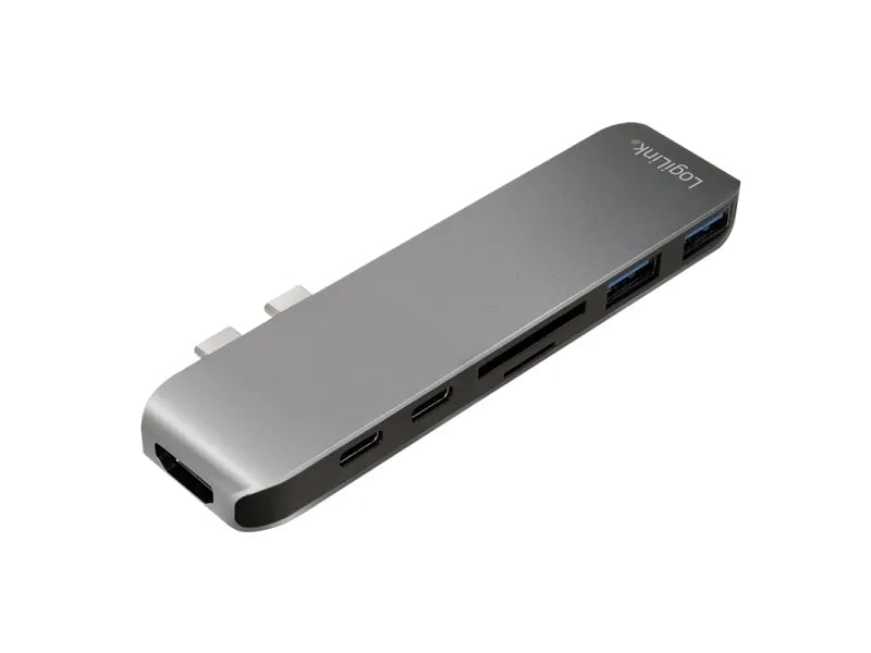 USB Hub med Thunderbolt 3, HDMI og Kortlæser