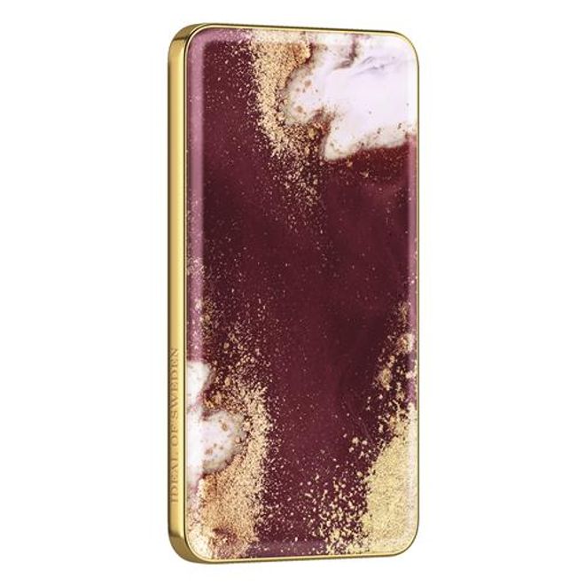 Ideal of Sweden PowerBank 5000mAh golden burgundy marble
