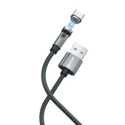 Magnetisk kabel til iPhone og Android smartphones Type-C, Micro og Lightning