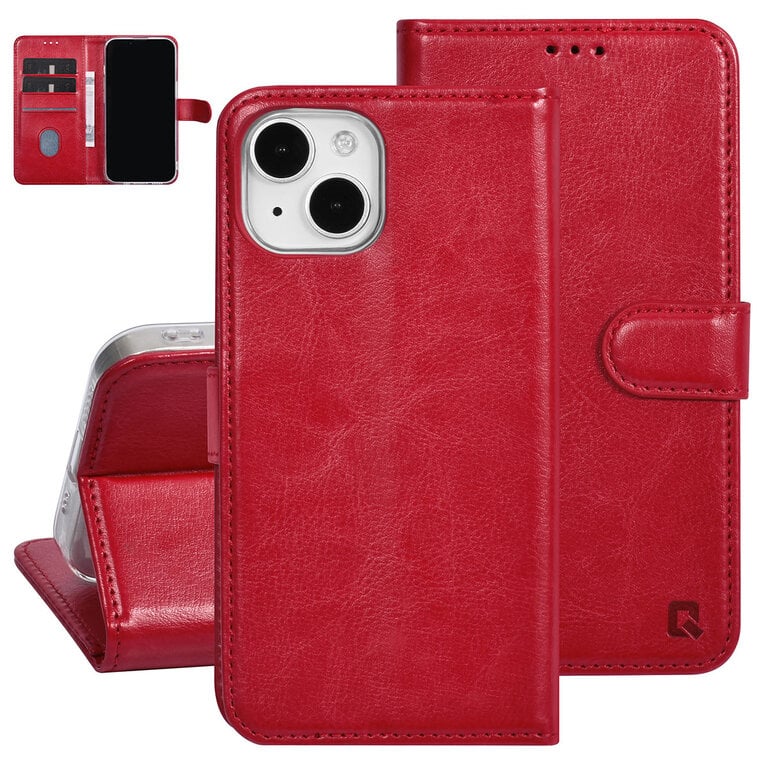 iPhone 15 Plus PU Læder Etui med kort holder - MMR ApS