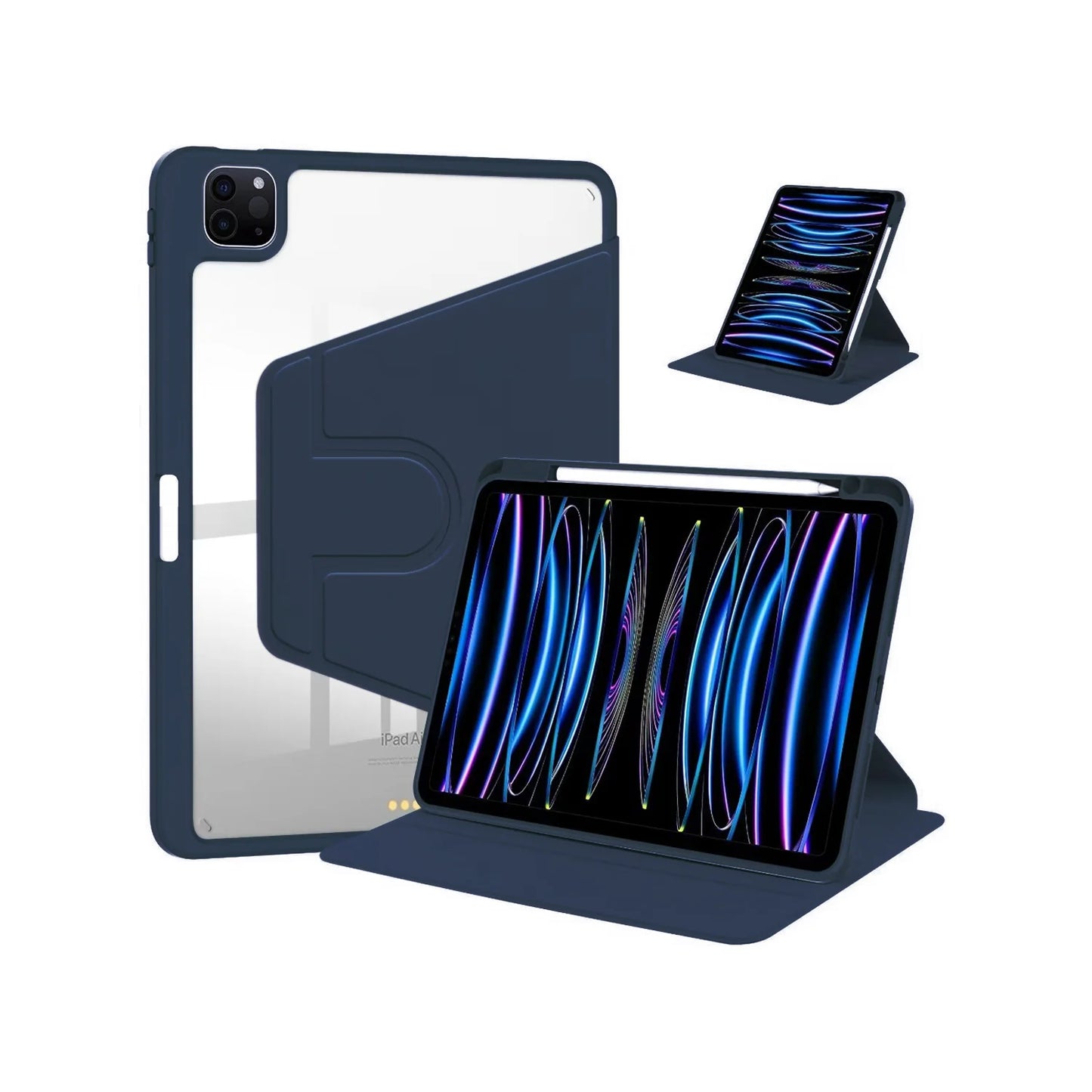 iPad Air 13" M2 (2024) Cover – 365° Rotation – Model A2898