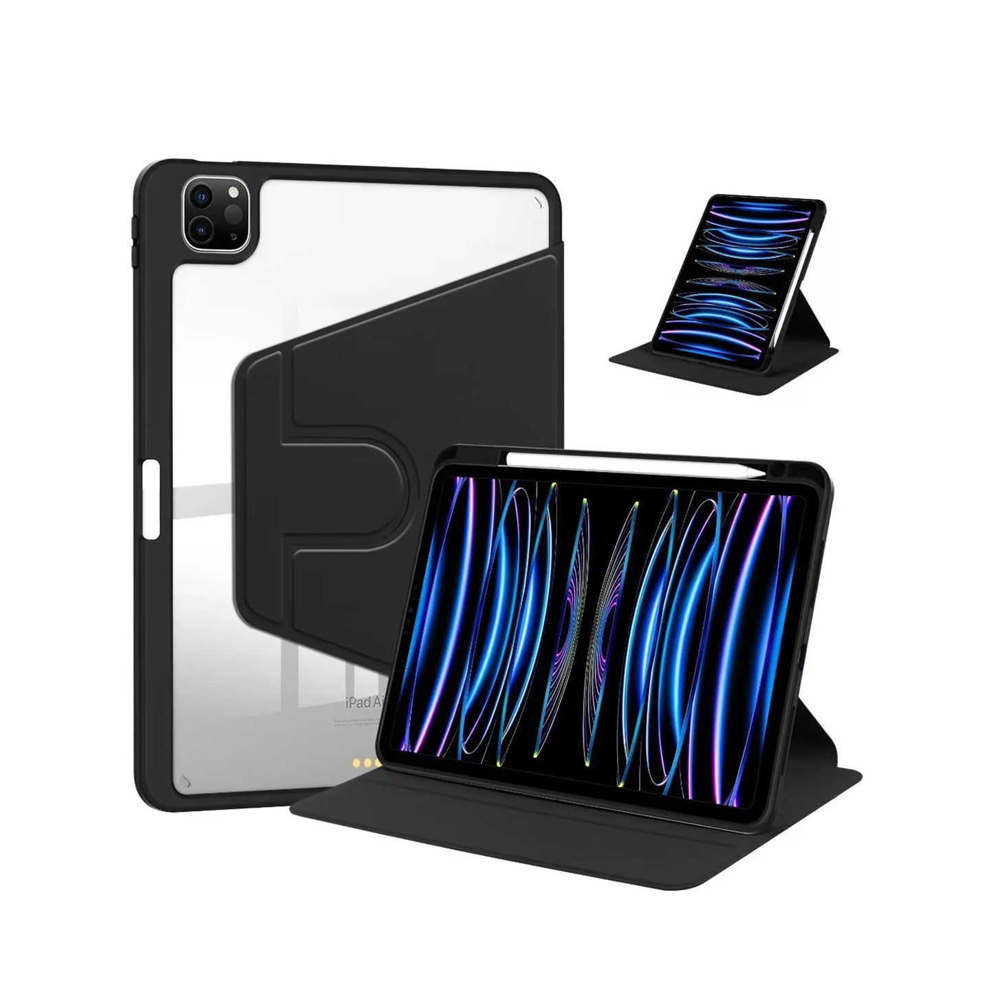 iPad Air 13" M2 (2024) Cover – 365° Rotation – Model A2898