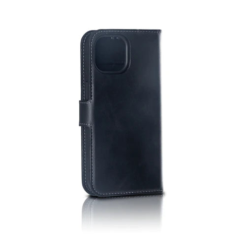 iPhone 15 Plus Premium PU Læder Magnetic Etui med kort holder 2-in-1 - MMR ApS