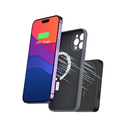 MagSafe Powerbank 5000mAh til iPhone og Samsung Galaxy S-serie